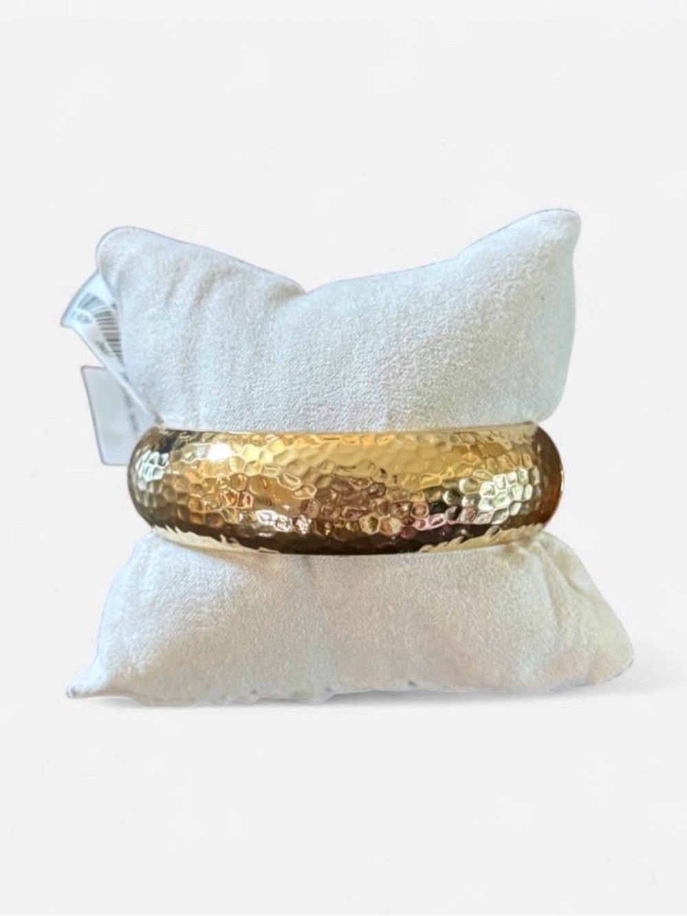 Hammered Gold Tone Bangle
